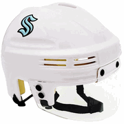 Seattle Kraken SportStar NHL Hockey Player Mini Helmet - White0 Seattle Kraken SportStar NHL Hockey Player Mini Helmet - White