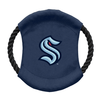 Seattle Kraken Team Flying Disc Pet Toy NAVY