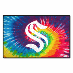 Seattle Kraken Tie Dye Starter Mat Accent Rug - 19in. x 30in.