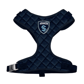 Seattle Kraken Velvet Pet Harness - Small