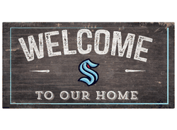 Seattle Kraken Welcome Distressed 6x12