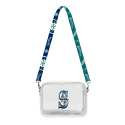 Seattle Mariners 3D Logo Clear Fanny Fan Purse