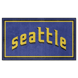 Seattle Mariners 3ft. x 5ft. Plush Area Rug