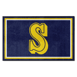 Seattle Mariners 4ft. x 6ft. Plush Area Rug