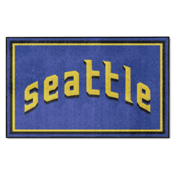 Seattle Mariners 4ft. x 6ft. Plush Area Rug