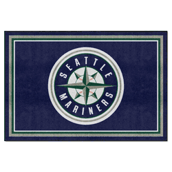 Seattle Mariners 5ft. x 8 ft. Plush Area Rug