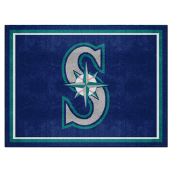 Seattle Mariners 8ft. x 10 ft. Plush Area Rug