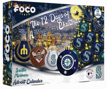 Seattle Mariners Advent Calendar Ball Ornament