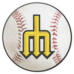 Seattle Mariners Baseball Rug - 27in. Diameter