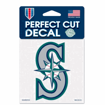 Seattle Mariners Decal 4x4 Perfect Cut Color
