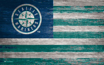 Seattle Mariners Distressed Flag 11x19