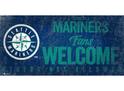 Seattle Mariners Fans Welcome 6x12 Sign