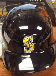 Seattle Mariners Full Size Official Right Handed Batting Helmet Regular