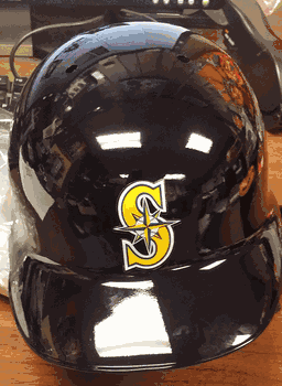 Seattle Mariners Full Size Official Right Handed Batting Helmet Regular
