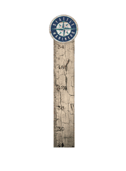 Seattle Mariners Growth Chart Sign 6x36