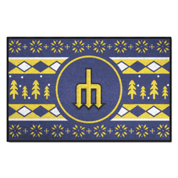 Seattle Mariners Happy Holidays Starter Mat Accent Rug - 19in. x 30in.