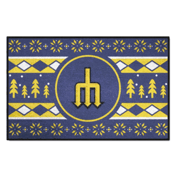 Seattle Mariners Happy Holidays Starter Mat Accent Rug - 19in. x 30in.