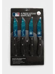 Seattle Mariners Knife Set - Steak - 4 Pack