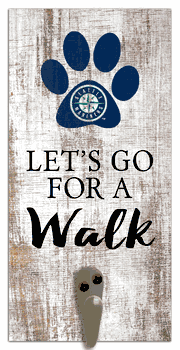 Seattle Mariners Leash Holder 6x12 Sign