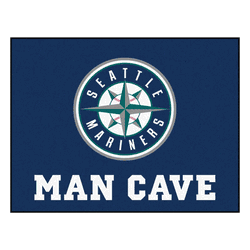 Seattle Mariners Man Cave All-Star Rug - 34 in. x 42.5 in.