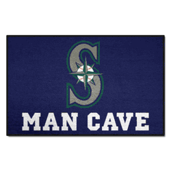 Seattle Mariners Man Cave Starter Mat Accent Rug - 19in. x 30in.