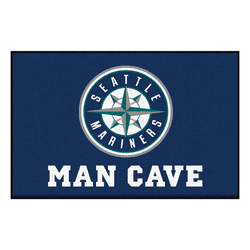 Seattle Mariners Man Cave Starter Mat Accent Rug - 19in. x 30in.