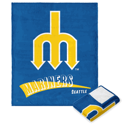 Seattle Mariners MLB CC Throwback Silk Touch Throw Blanket