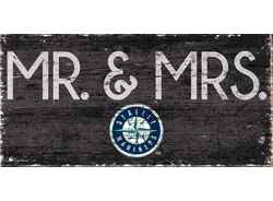Seattle Mariners Mr. & Mrs. Sign