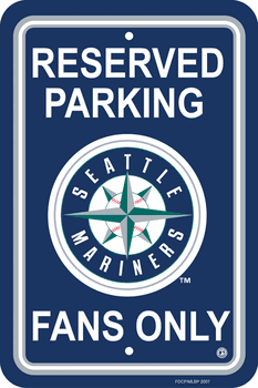 Seattle Mariners Parking Sign