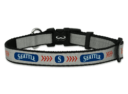 Seattle Mariners Pet Collar Reflective Baseball Size Toy CO