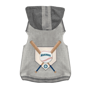 Seattle Mariners Pet Hooded Crewneck Type  - Extra Small