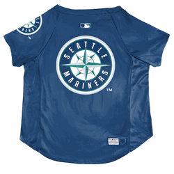Seattle Mariners Pet Stretch Jersey  - Extra Small