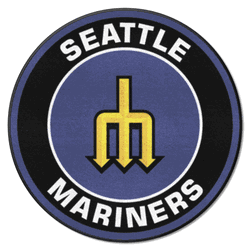 Seattle Mariners Roundel Rug - 27in. Diameter