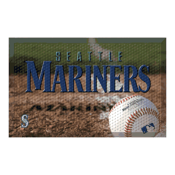Seattle Mariners Rubber Scraper Door Mat