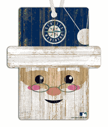 Seattle Mariners Santa Ornament