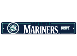 Seattle Mariners Sign 4x24 Plastic Street Style CO