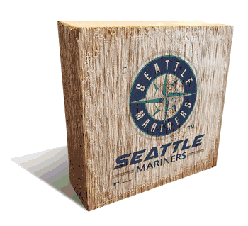 Seattle Mariners Team Logo Block 6X6