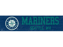 Seattle Mariners Team Name 6x24 Sign