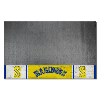 Seattle Mariners Vinyl Grill Mat - 26in. x 42in.