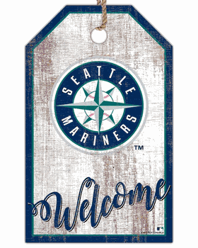Seattle Mariners Welcome Team Tag 11x19 Sign