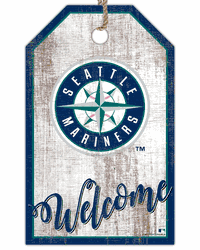 Seattle Mariners Welcome Team Tag 11x19 Sign