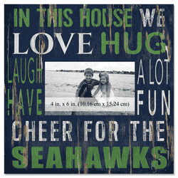 Seattle Seahawks 10x10 In This House Frame
