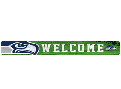Seattle Seahawks 16in. Welcome Strip