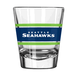 Seattle Seahawks 2oz Stripe Shot Glass