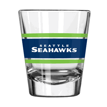 Seattle Seahawks 2oz Stripe Shot Glass