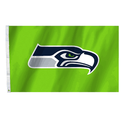 Seattle Seahawks 3 Ft. X 5 Ft. Flag W/Grommetts