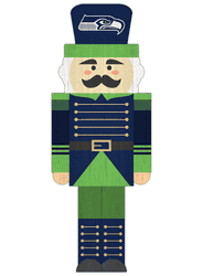 Seattle Seahawks 31" Nutcracker Leaner