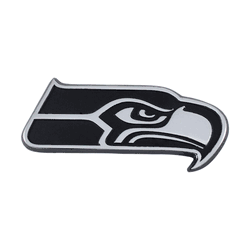 Seattle Seahawks 3D Chrome Metal Emblem