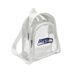 Seattle Seahawks 3D Logo Clear Mini Backpack