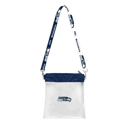 Seattle Seahawks 3D Logo Clear Satchelette